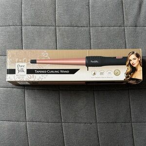 NWT Pure Silk Tapered Curling Wand!